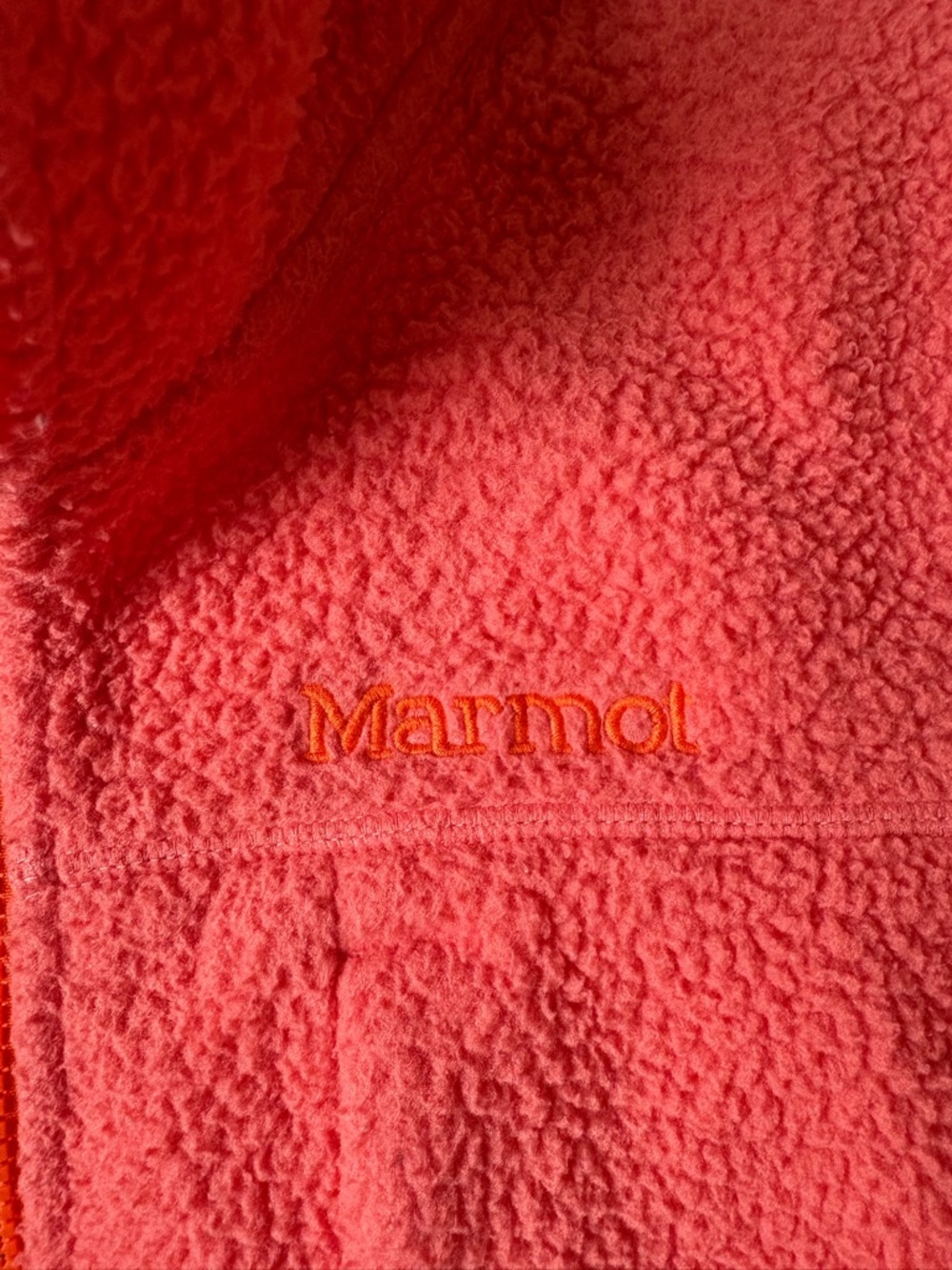 Marmot Fleece Jacket Womens XL Pink Gray Colorblock Full Zip Cozy Gorpcore - Picture 5 of 5